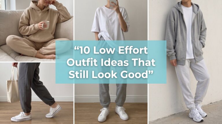 Low Effort Outfit Ideas That Still Look Good