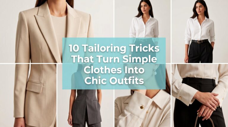 Tailoring Tricks That Turn Simple Clothes Into Chic Outfits