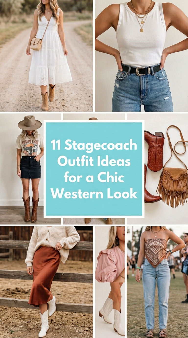 11 Stagecoach Outfit Ideas for a Chic Western Look