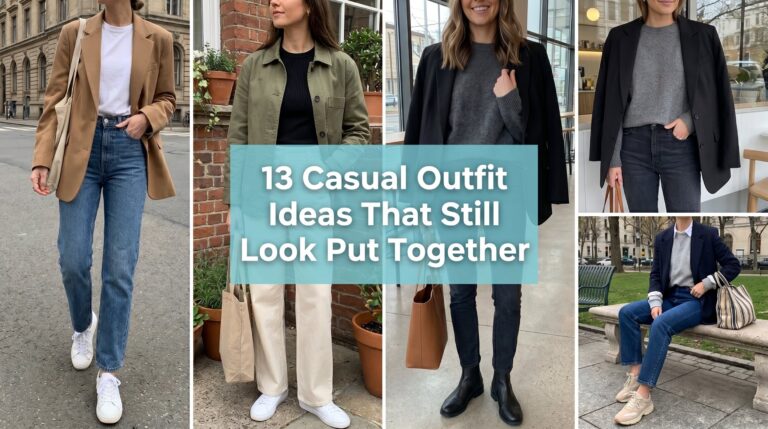 Casual Outfit Ideas That Still Look Put Together