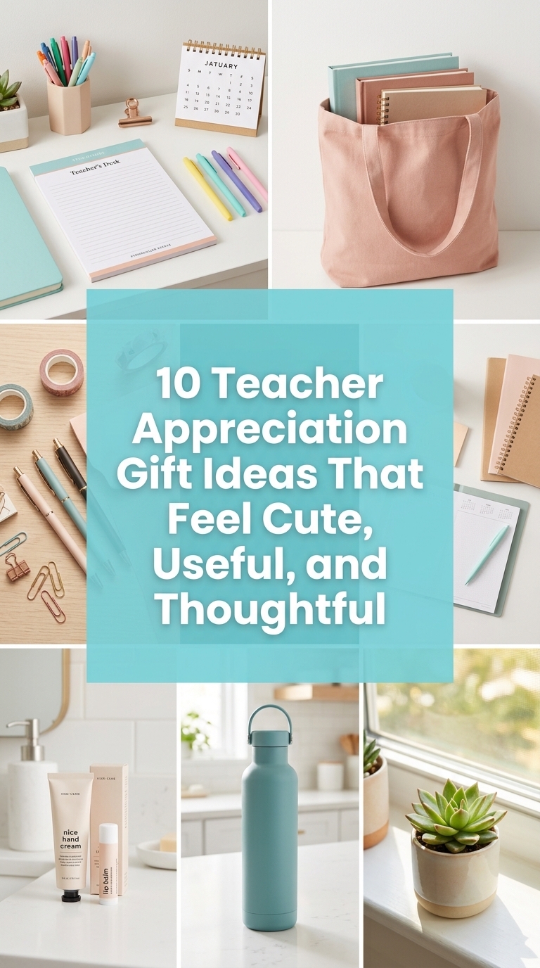 10 Teacher Appreciation Gift Ideas That Feel Cute, Useful, and Thoughtful