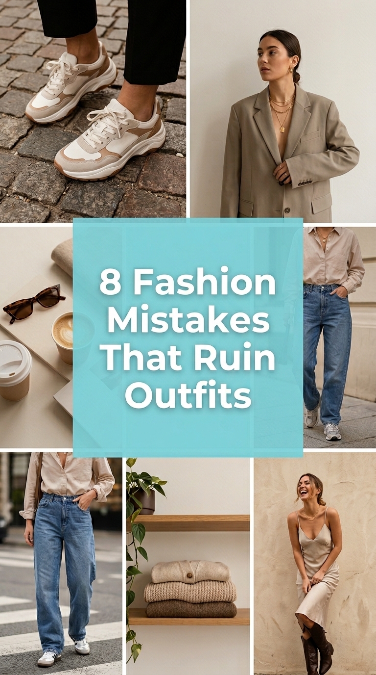 8 Fashion Mistakes That Ruin Outfits