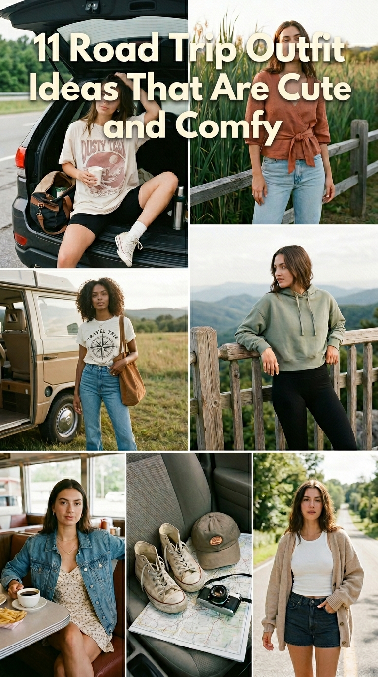 11 Road Trip Outfit Ideas That Are Cute and Comfy