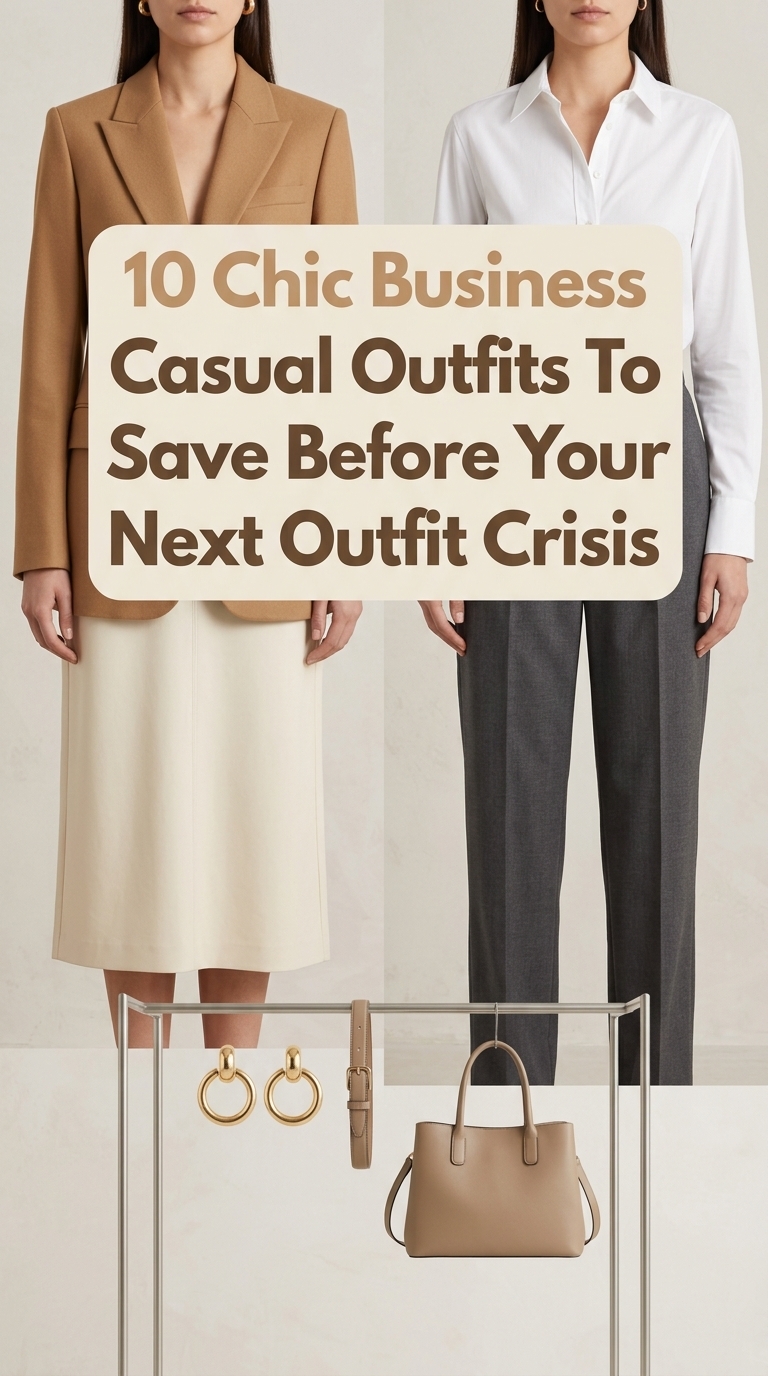 10 Chic Business Casual Outfits To Save Before Your Next Outfit Crisis