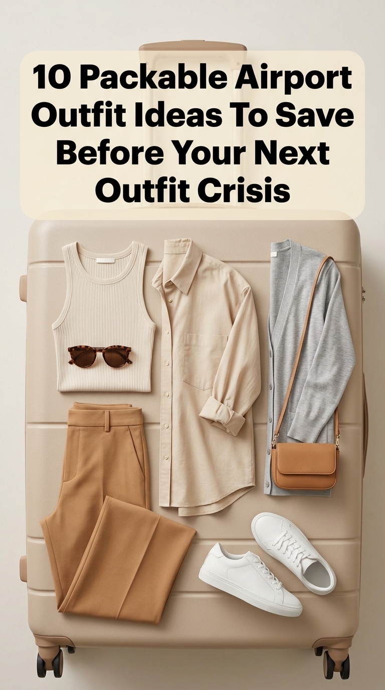 10 Packable Airport Outfit Ideas To Save Before Your Next Outfit Crisis