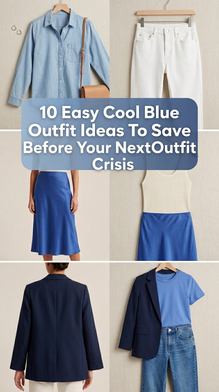 10 Easy Cool Blue Outfit Ideas To Save Before Your Next Outfit Crisis