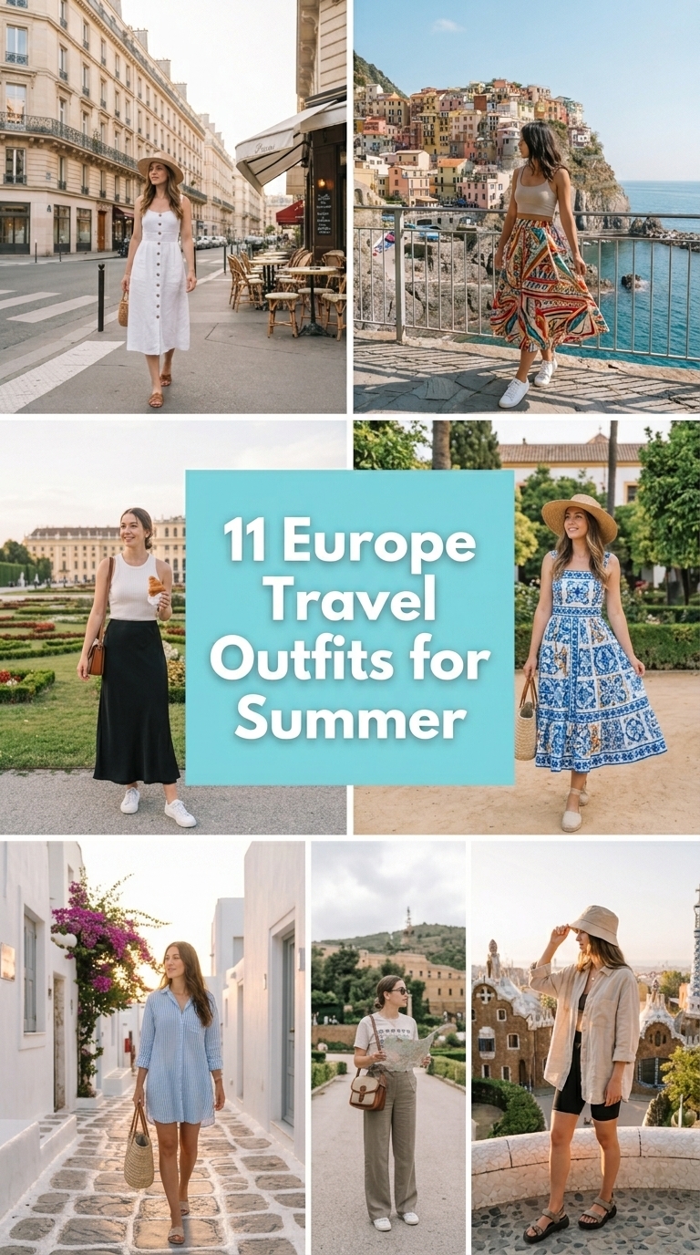 11 Europe Travel Outfits for Summer