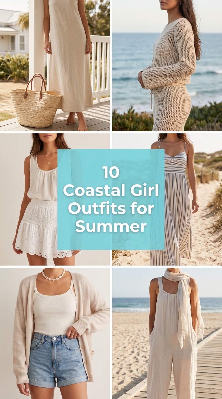 10 Coastal Girl Outfits for Summer