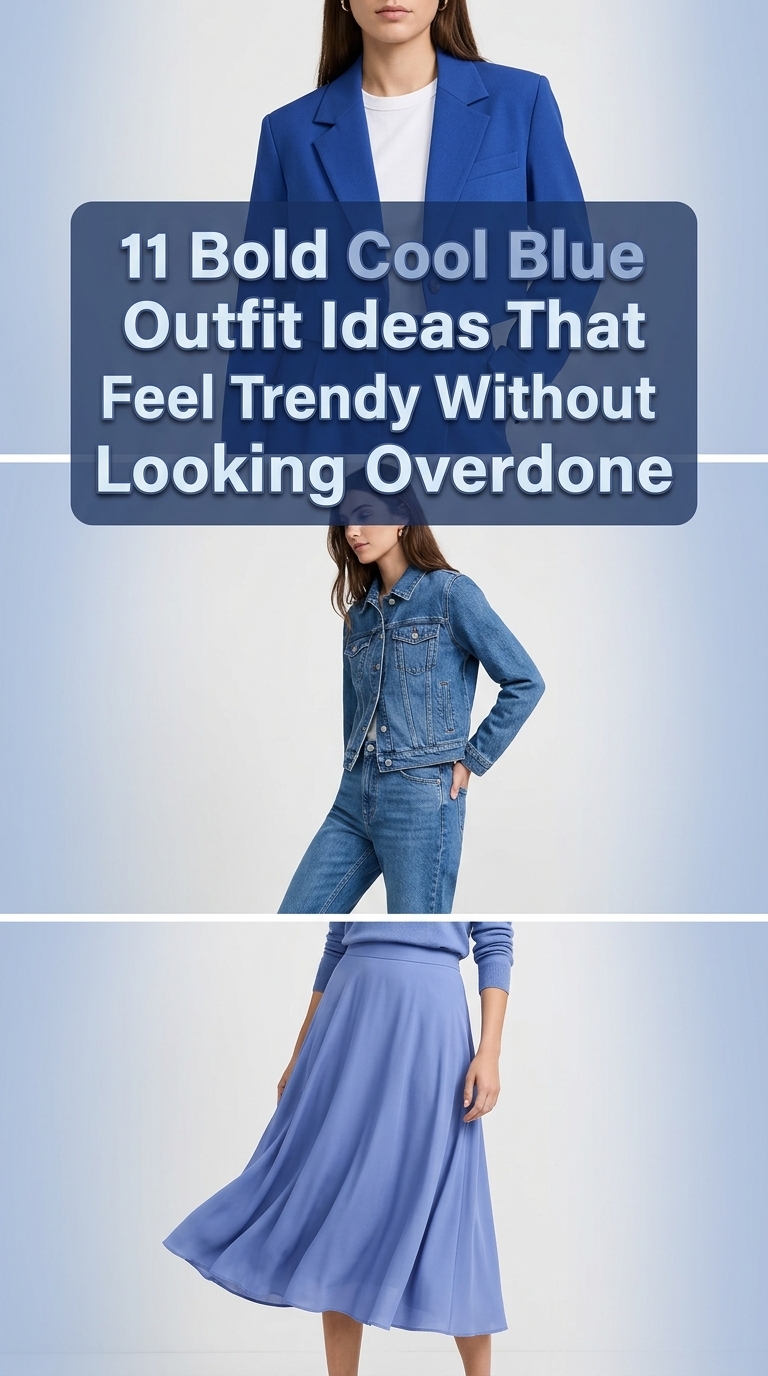 11 Bold Cool Blue Outfit Ideas That Feel Trendy Without Looking Overdone