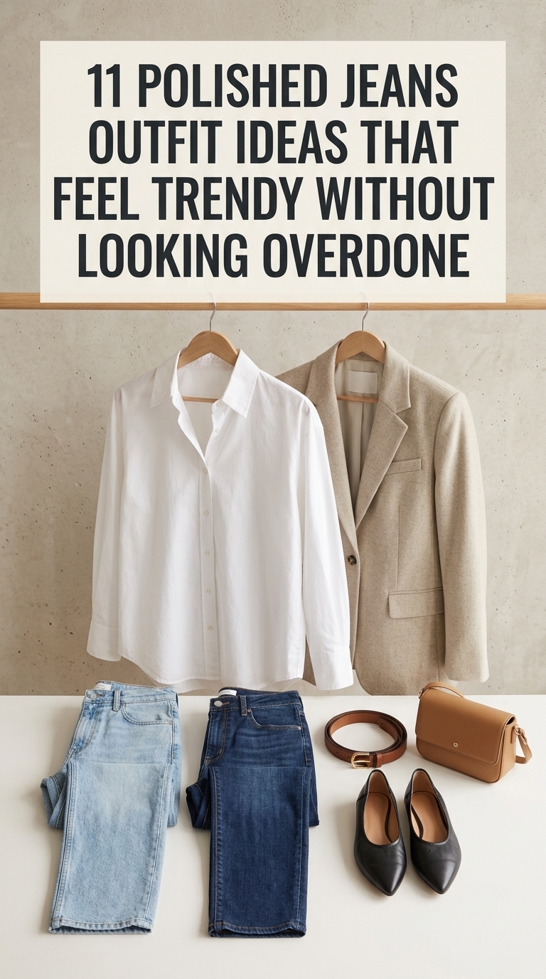 11 Polished Jeans Outfit Ideas That Feel Trendy Without Looking Overdone
