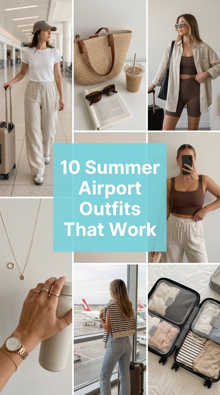 10 Summer Airport Outfits That Work