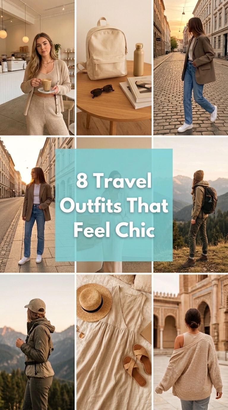 8 Travel Outfits That Feel Chic