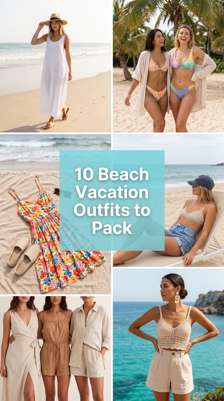 10 Beach Vacation Outfits to Pack