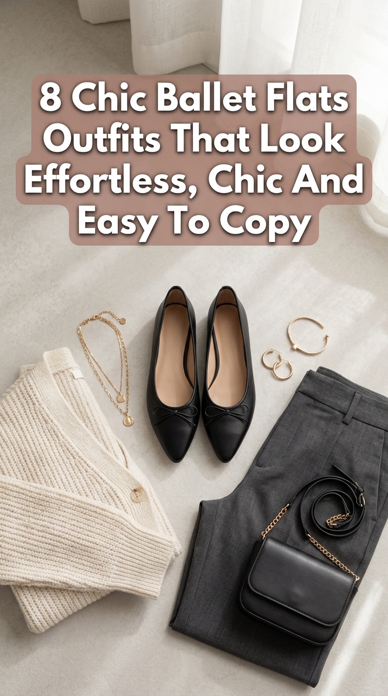 8 Chic Ballet Flats Outfits That Look Effortless, Chic And Easy To Copy