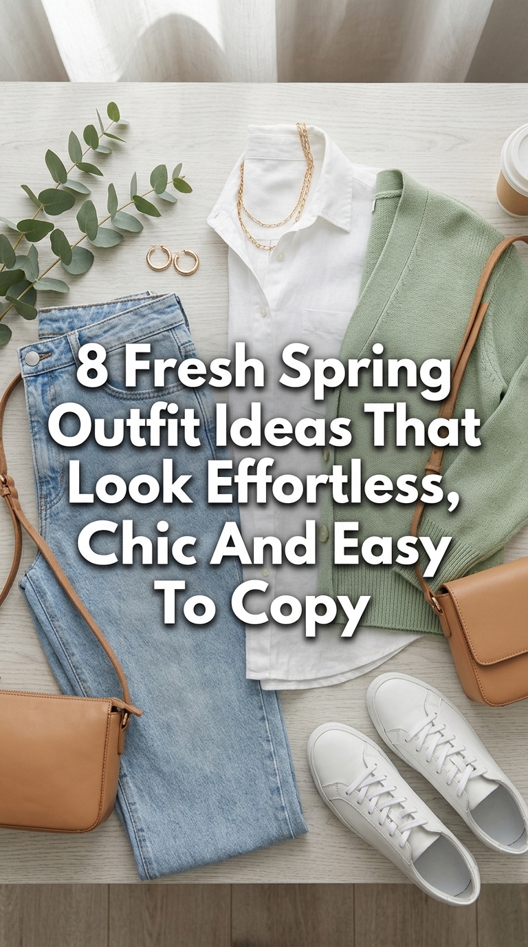 8 Fresh Spring Outfit Ideas That Look Effortless, Chic And Easy To Copy