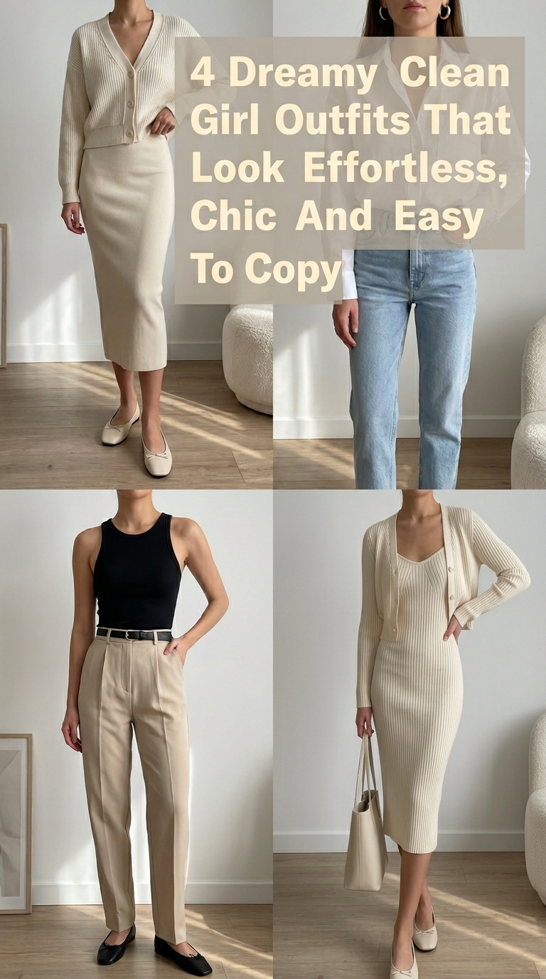 8 Dreamy Clean Girl Outfits That Look Effortless, Chic And Easy To Copy