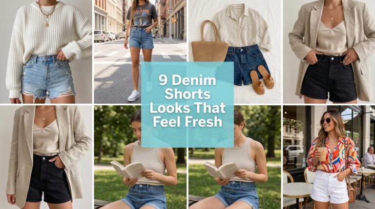 9 Denim Shorts Looks That Feel Fresh