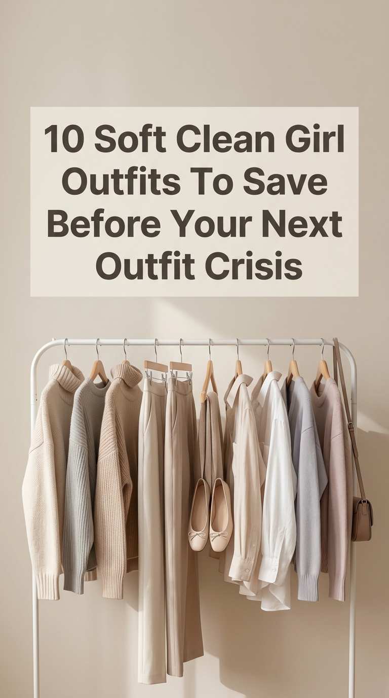 10 Soft Clean Girl Outfits To Save Before Your Next Outfit Crisis