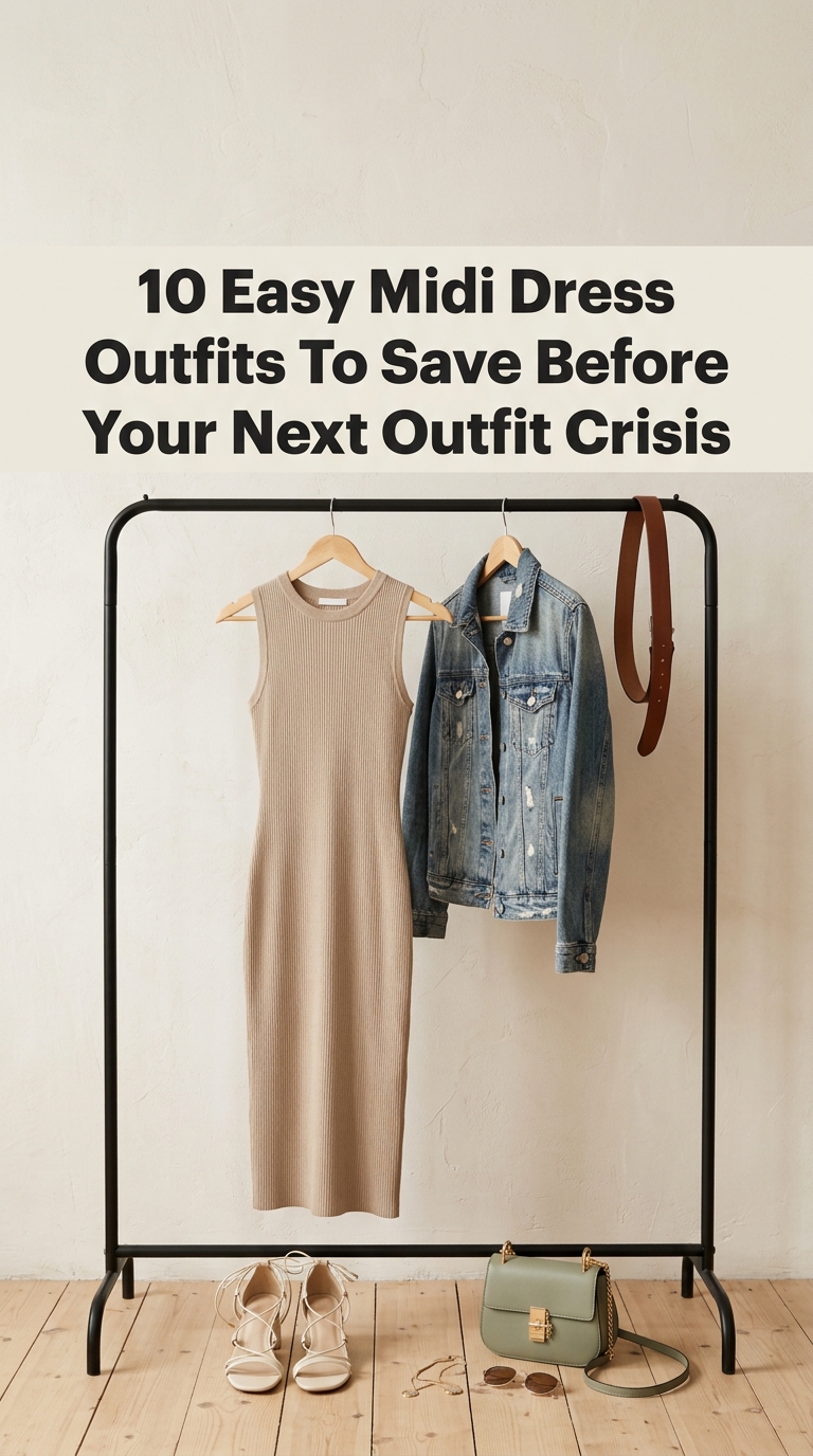 10 Easy Midi Dress Outfits To Save Before Your Next Outfit Crisis