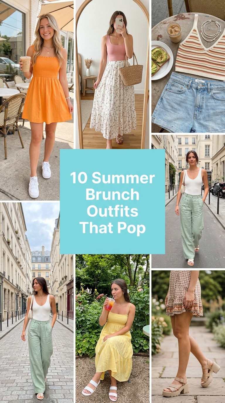 10 Summer Brunch Outfits That Pop