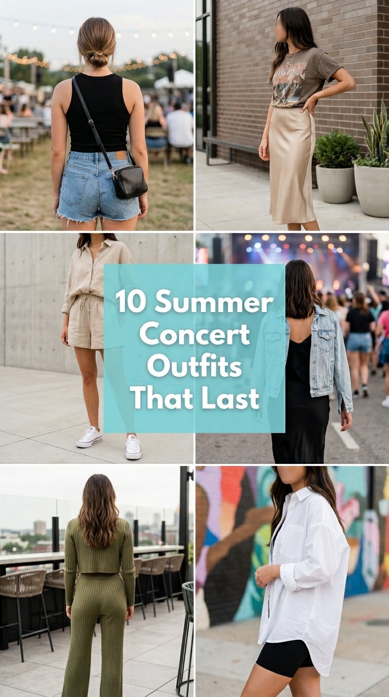 10 Summer Concert Outfits That Last
