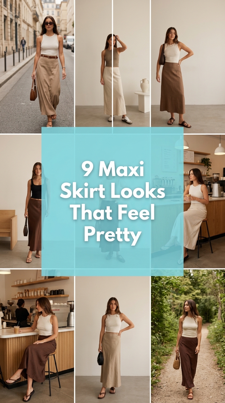 9 Maxi Skirt Looks That Feel Pretty