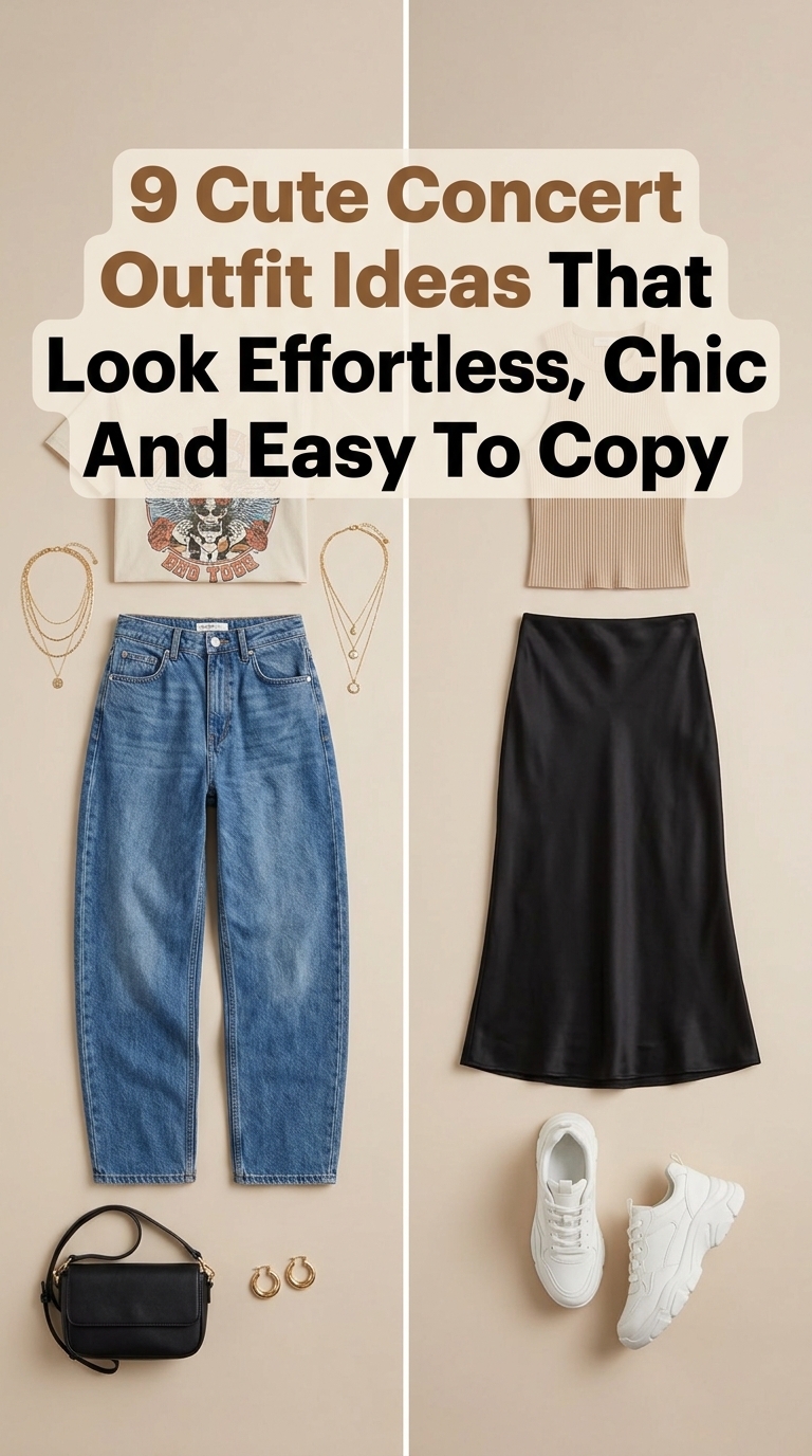 9 Cute Concert Outfit Ideas That Look Effortless, Chic And Easy To Copy