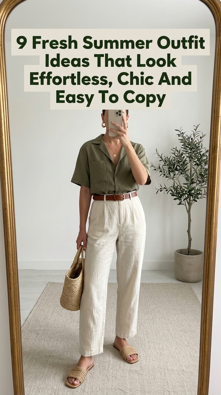 9 Fresh Summer Outfit Ideas That Look Effortless, Chic And Easy To Copy