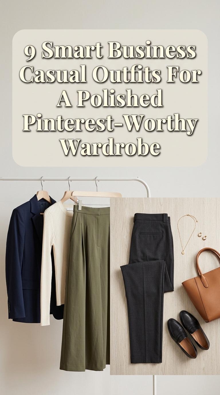 9 Smart Business Casual Outfits For A Polished Pinterest-Worthy Wardrobe