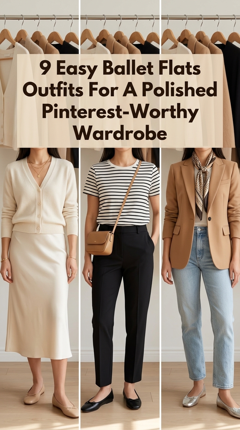 9 Easy Ballet Flats Outfits For A Polished Pinterest-Worthy Wardrobe
