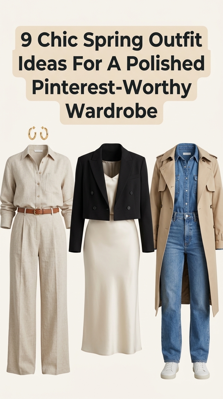 9 Chic Spring Outfit Ideas For A Polished Pinterest-Worthy Wardrobe