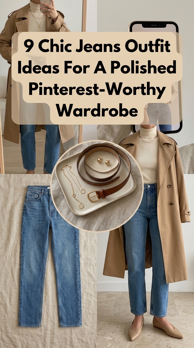 9 Chic Jeans Outfit Ideas For A Polished Pinterest-Worthy Wardrobe