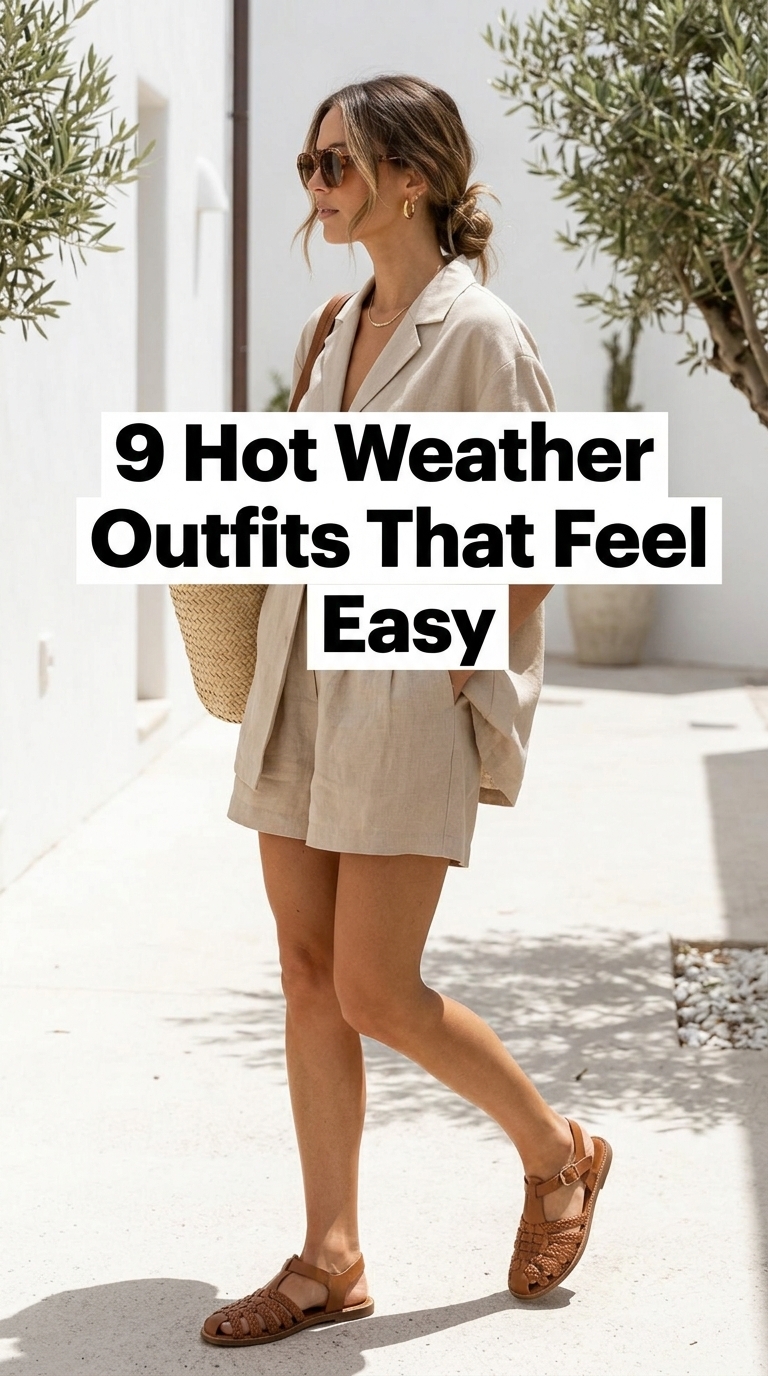 9 Hot Weather Outfits That Feel Easy