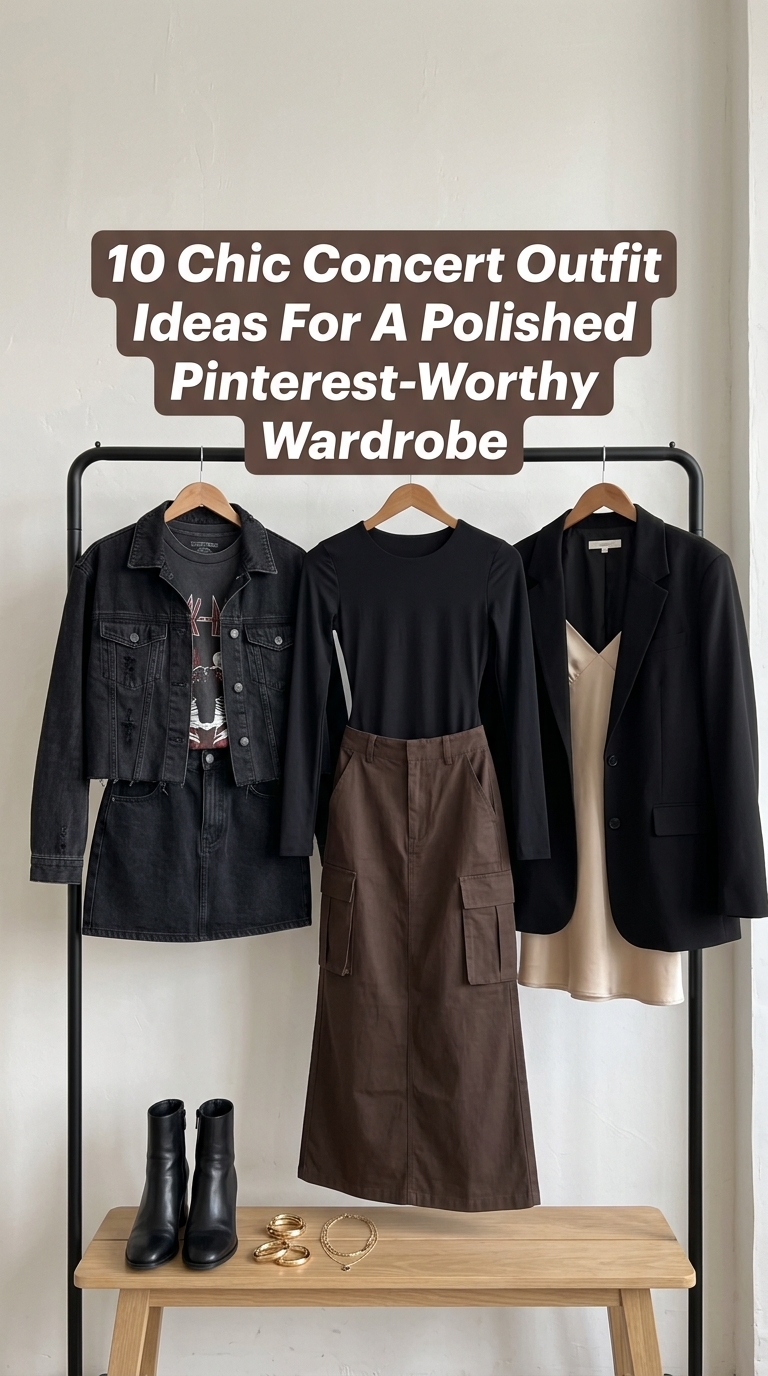 10 Chic Concert Outfit Ideas For A Polished Pinterest-Worthy Wardrobe