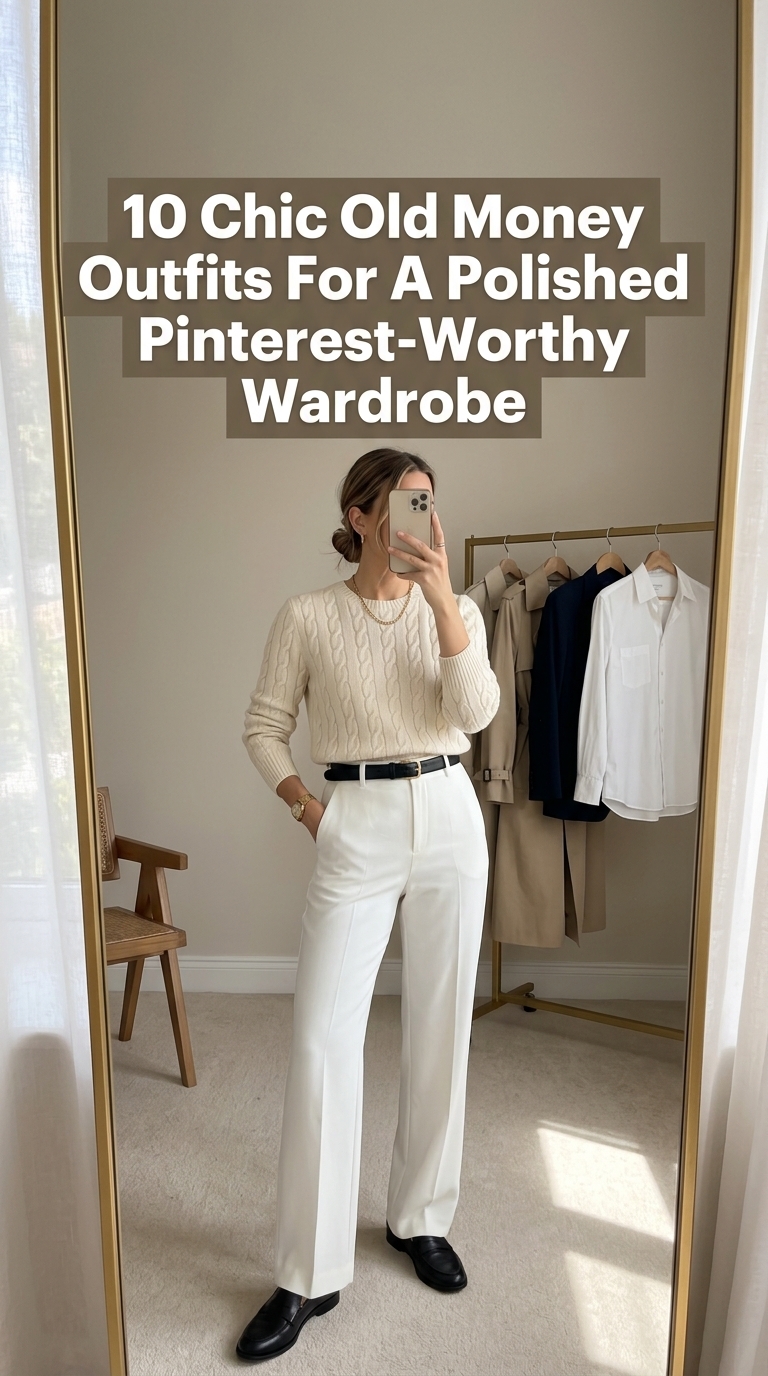 10 Chic Old Money Outfits For A Polished Pinterest-Worthy Wardrobe