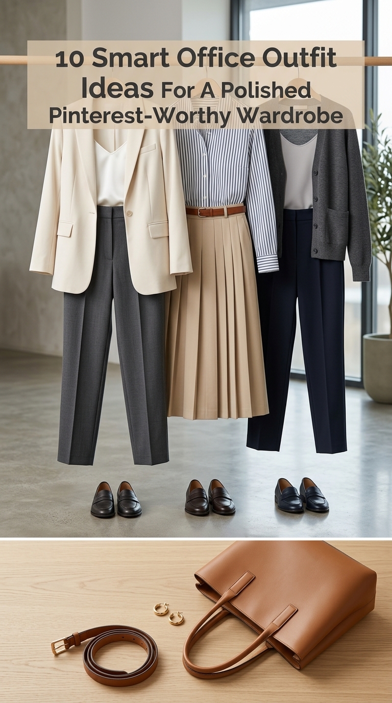 10 Smart Office Outfit Ideas For A Polished Pinterest-Worthy Wardrobe