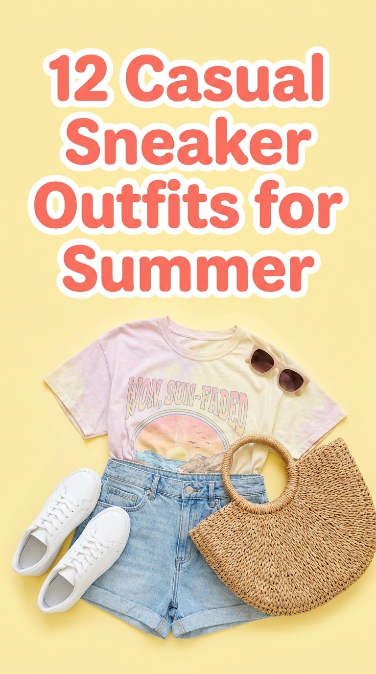 12 Casual Sneaker Outfits for Summer