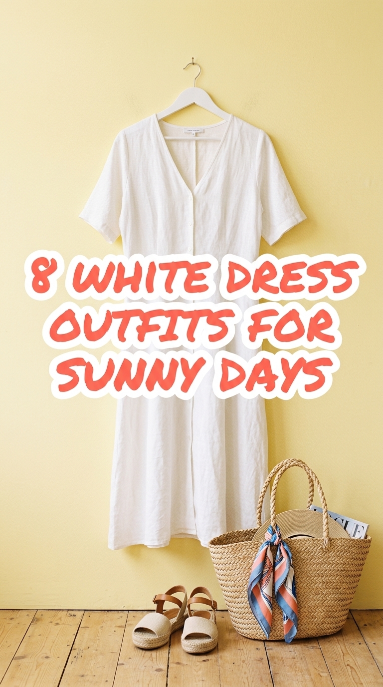 8 White Dress Outfits for Sunny Days