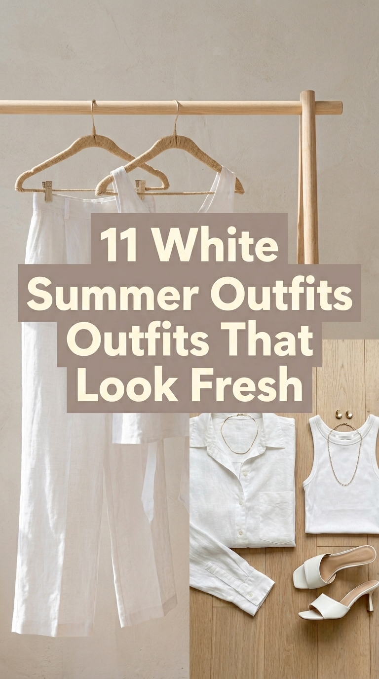 11 White Summer Outfits That Look Fresh