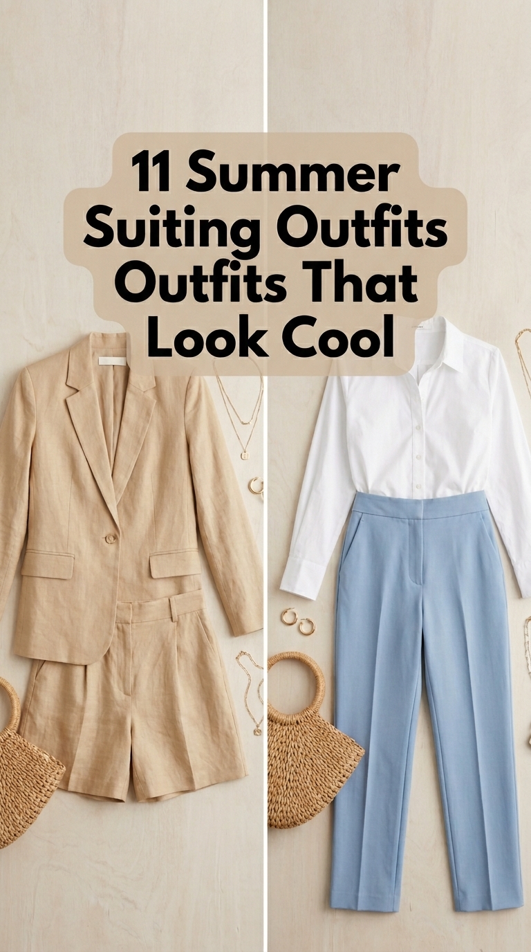 11 Summer Suiting Outfits That Look Cool