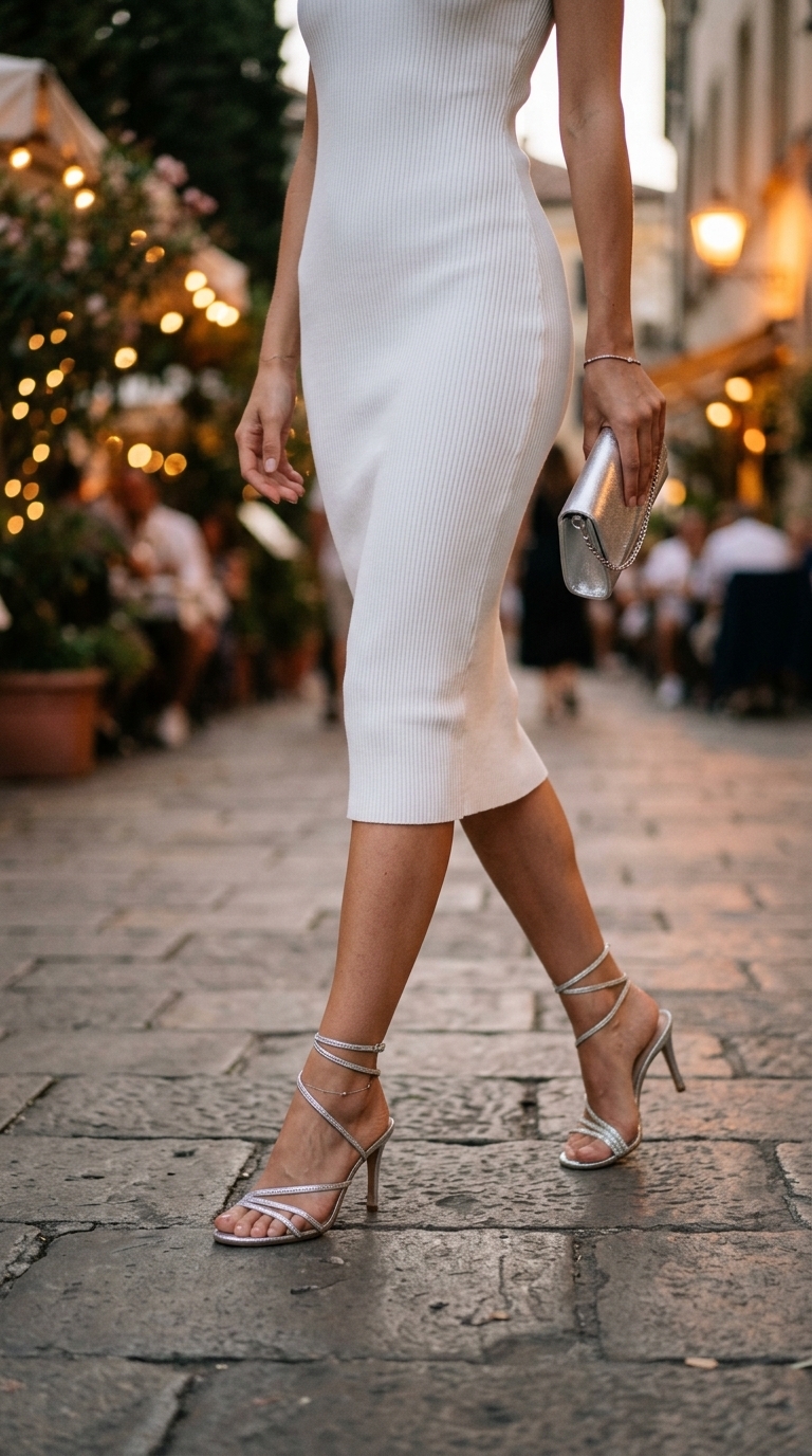 8. Glam Up for Date Night with Strappy Heels