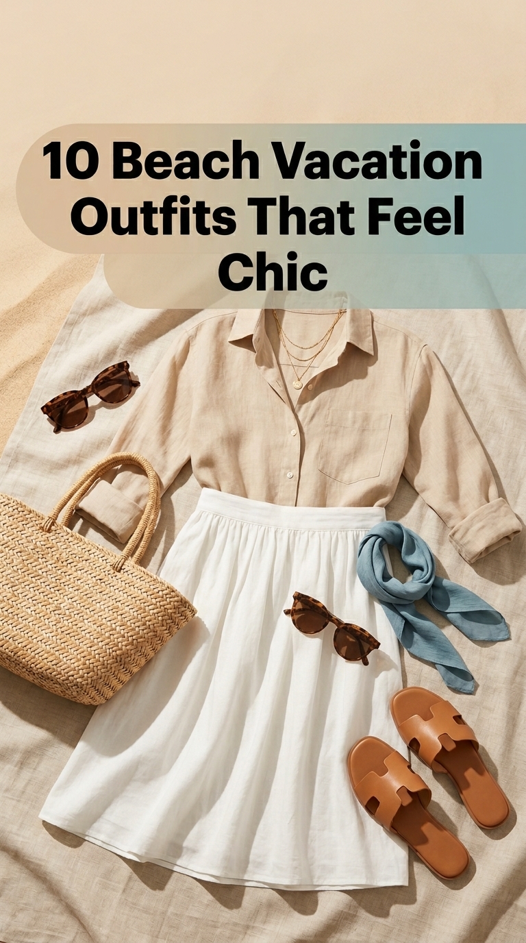 10 Beach Vacation Outfits That Feel Chic