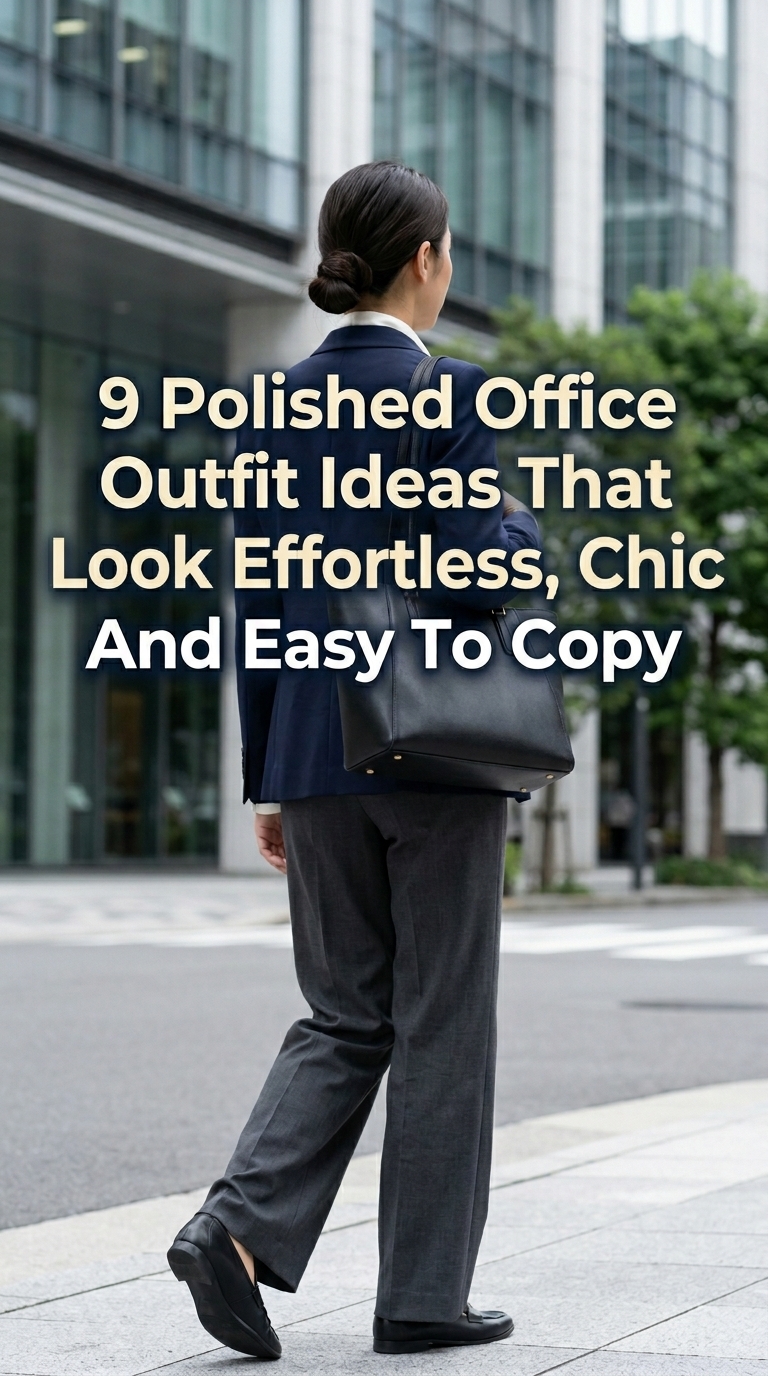 9 Polished Office Outfit Ideas That Look Effortless, Chic And Easy To Copy