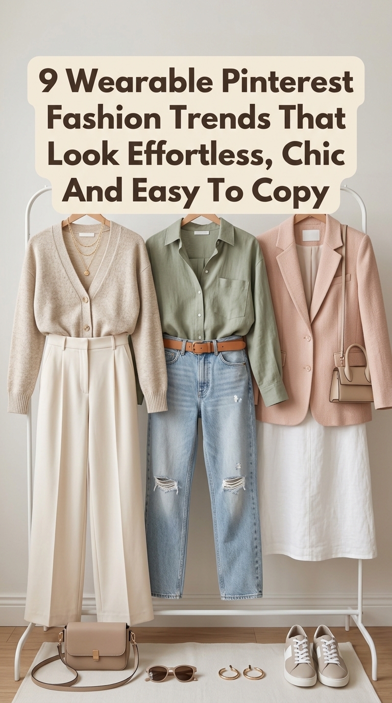 9 Wearable Pinterest Fashion Trends That Look Effortless, Chic And Easy To Copy