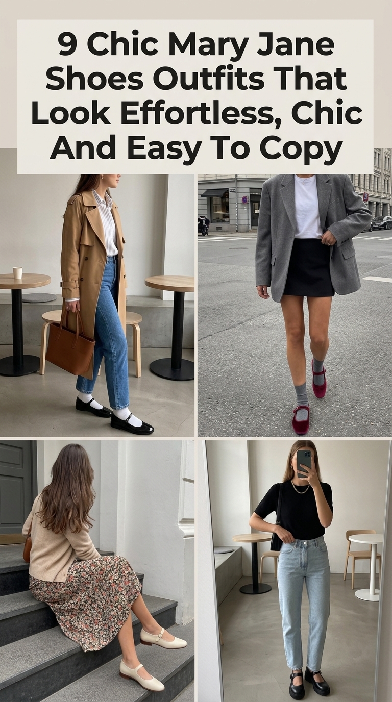 9 Chic Mary Jane Shoes Outfits That Look Effortless, Chic And Easy To Copy