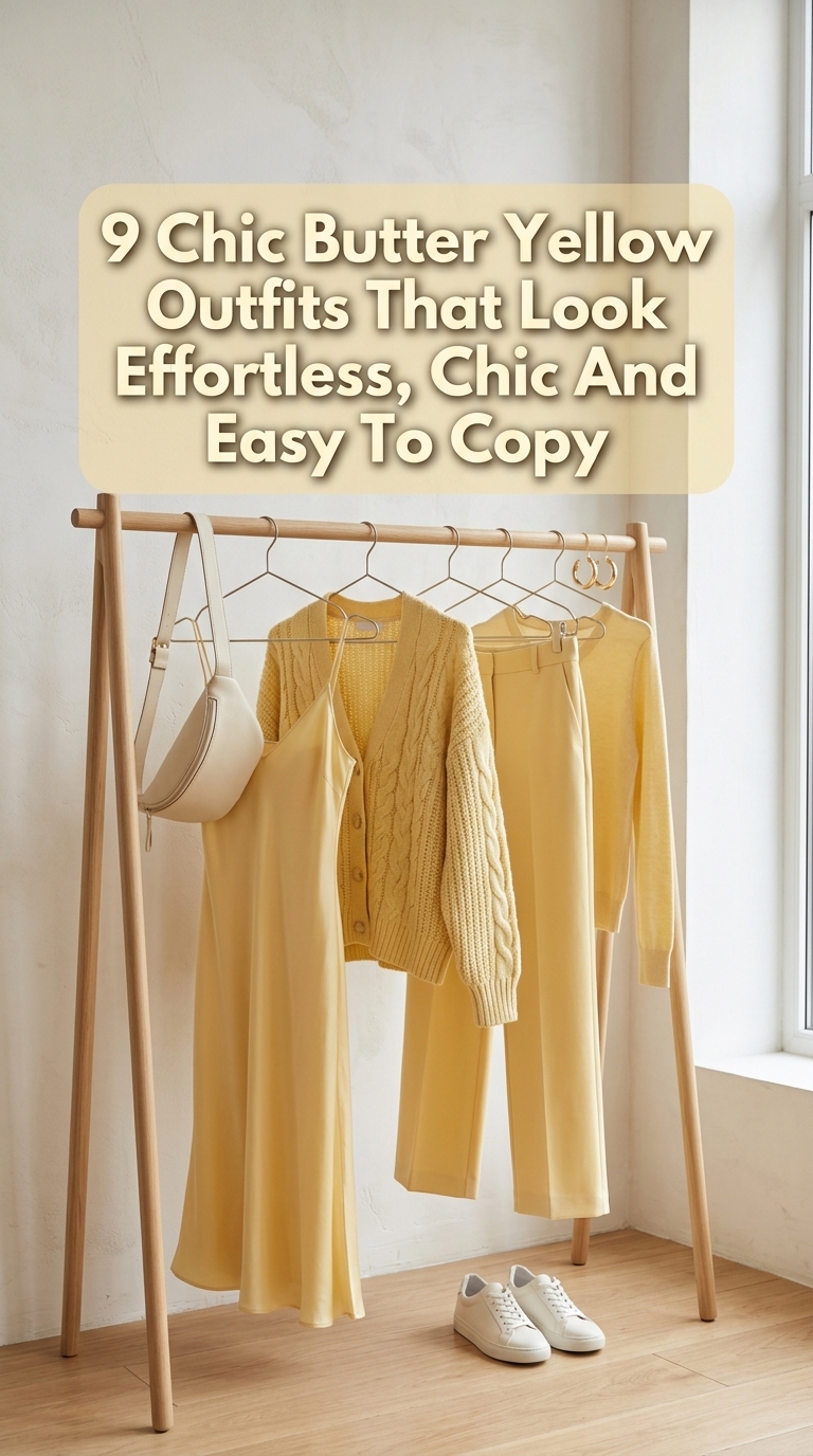 9 Chic Butter Yellow Outfits That Look Effortless, Chic And Easy To Copy