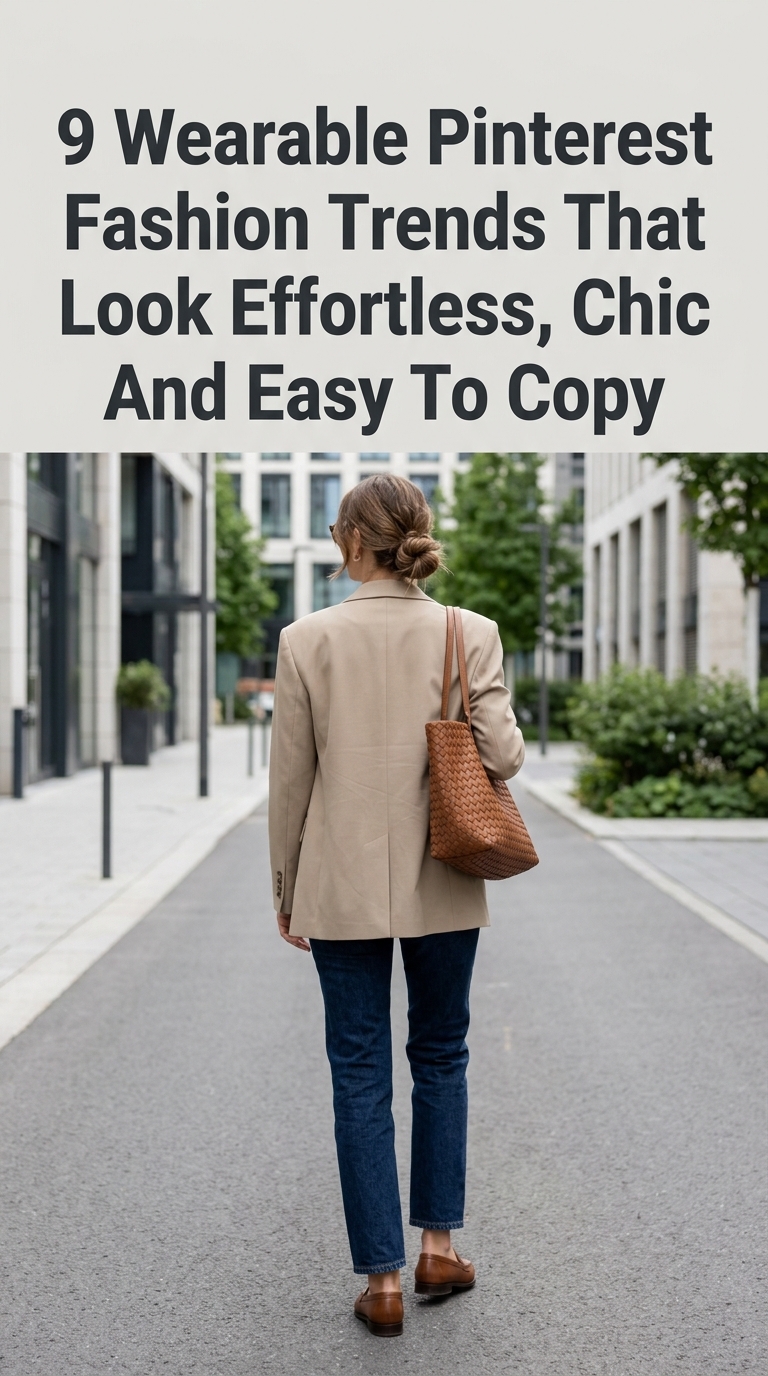 9 Wearable Pinterest Fashion Trends That Look Effortless, Chic And Easy To Copy
