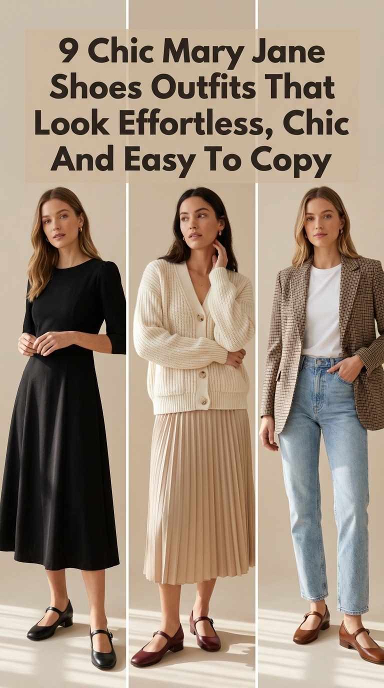 9 Chic Mary Jane Shoes Outfits That Look Effortless, Chic And Easy To Copy