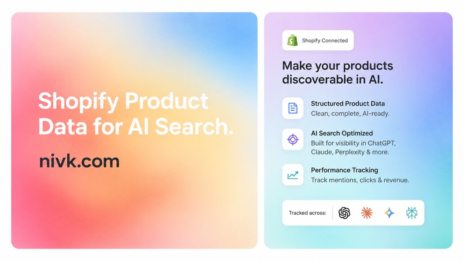 Shopify Product Data for AI Search