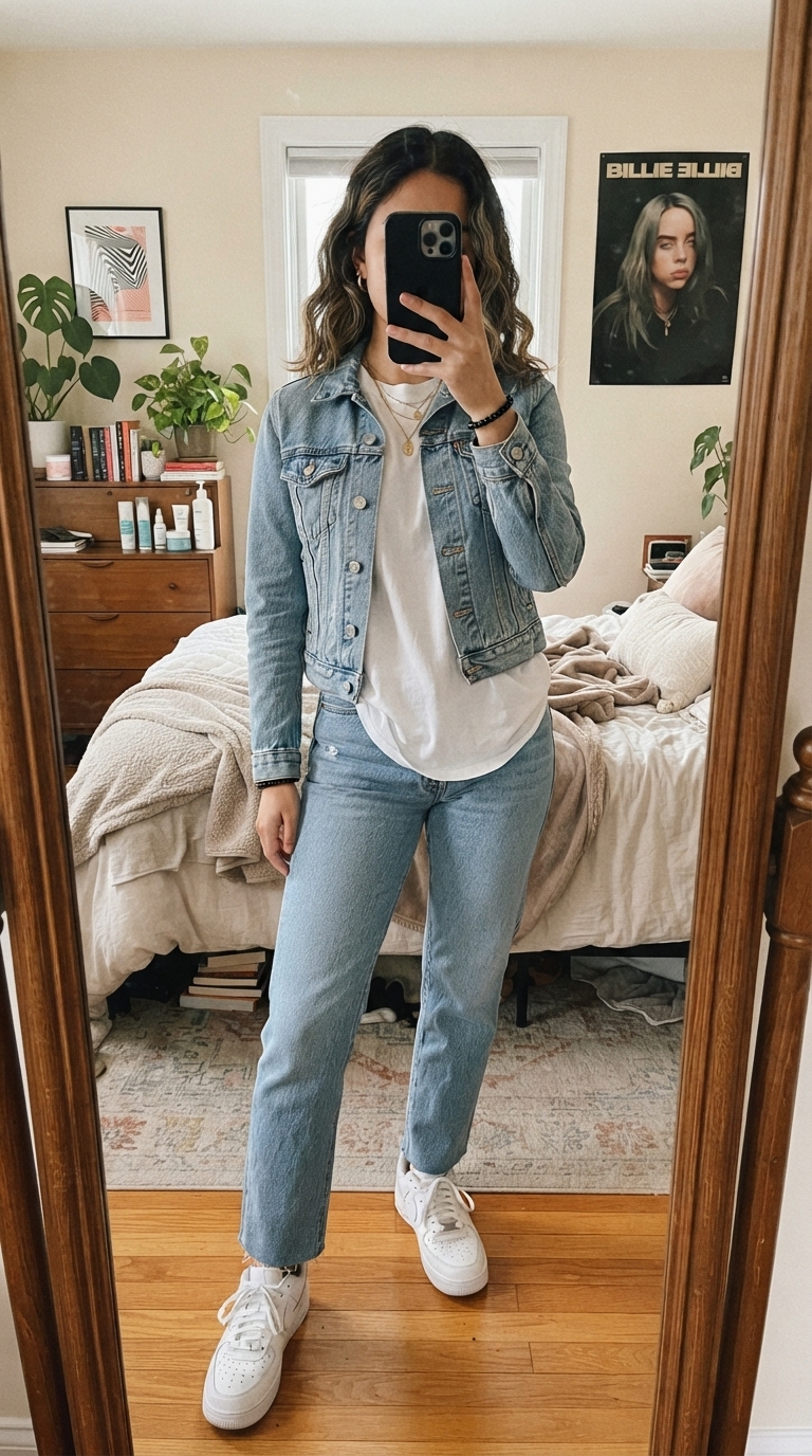 1. The Classic Tee & Jeans Vibe